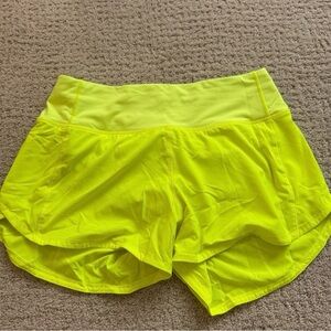 lululemon athletica Bright Yellow Athletic Shorts